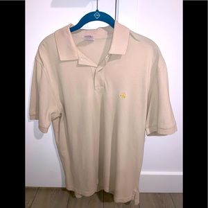 Brooks Brothers Mens Medium Tan Polo - Rarely Worn Great Shape Original Owner